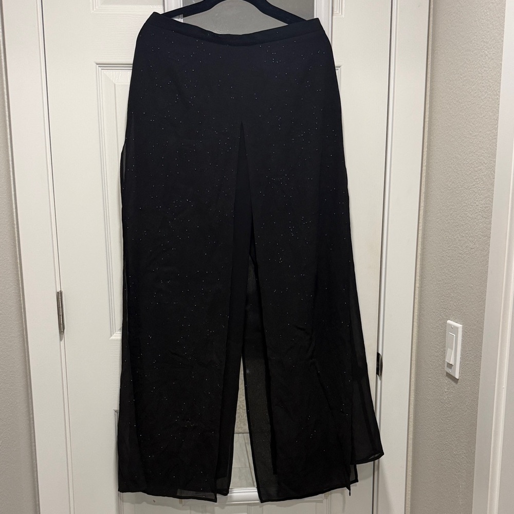 Metaphor Black Sheer Pants